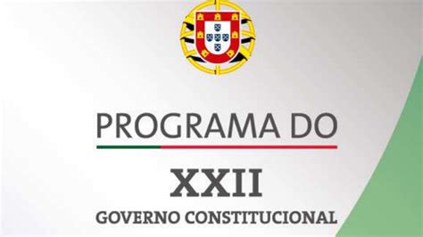 xxii governo constitucional de portugal